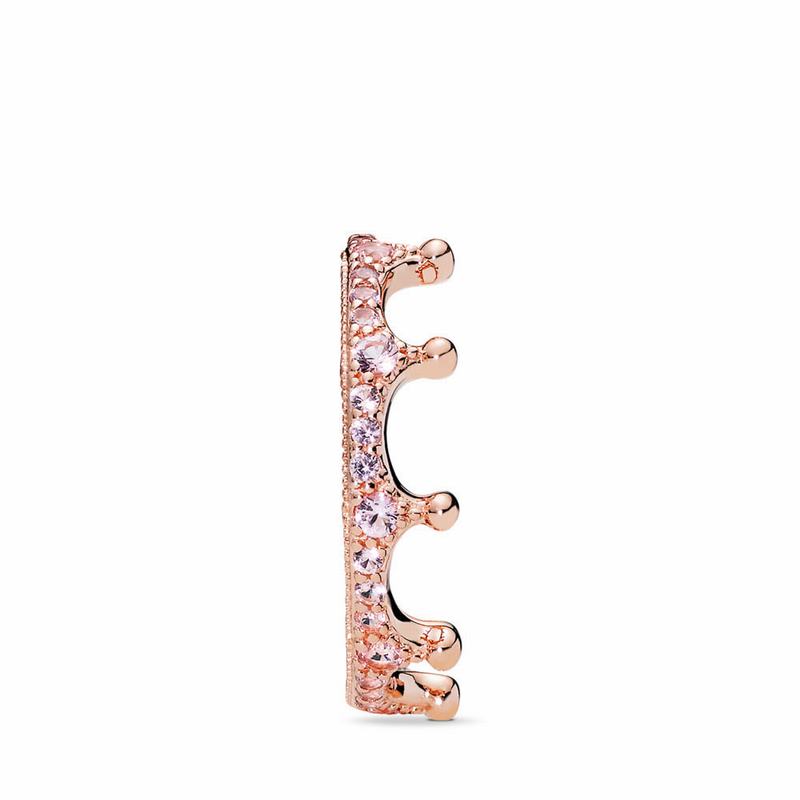 Anillos Apilables Pandora Pink Sparkling Crown Roz (Zd8SiwRX)